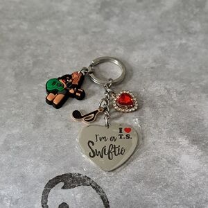 I'm a Swiftie Keychain with Charms